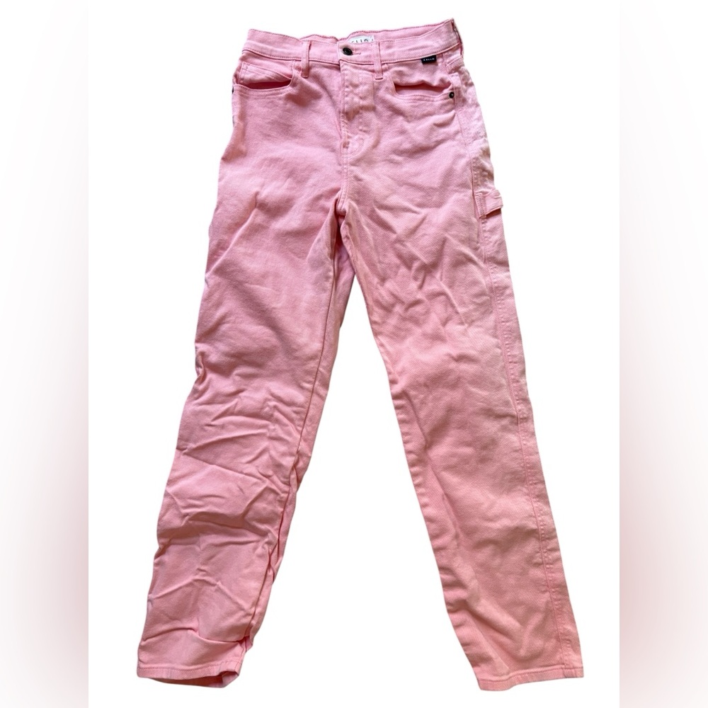 Cello Jeans Junior 3 Baggy Wide Leg Cargo Pink Heavyweight Bottom NICE✅
